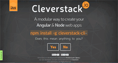 Desktop Screenshot of cleverstack.io